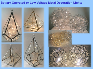 桌上型装饰灯（铁线装饰灯）