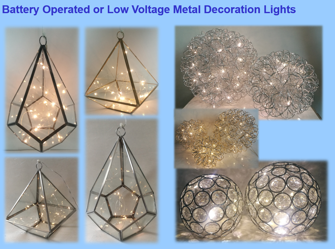 桌上型装饰灯（铁线装饰灯）