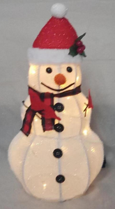 包布可伸缩可折叠雪人灯