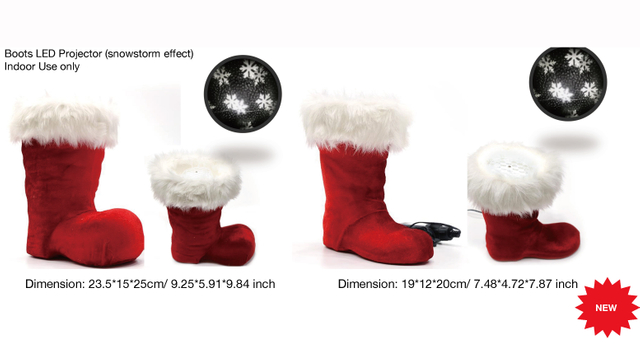 室内装饰靴子LED投影仪（暴风雪效果）- 38