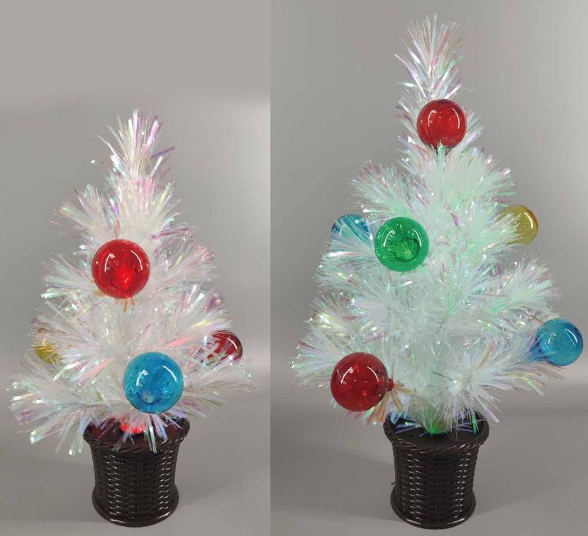 圣诞绿色水光纤树