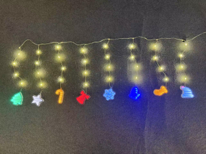 冰柱星窗帘隧道LED弦灯