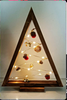 五角星灯串 木头三角圣诞灯