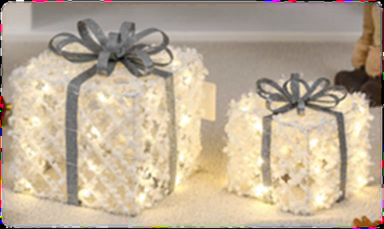 天使 圣诞树 礼物盒 水晶灯 