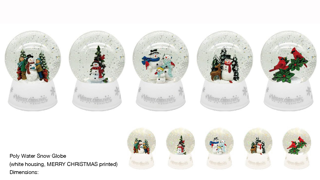 亚克力 水球灯 雪人知更鸟 SR - 126