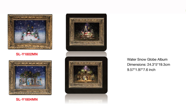 亚克力 相册造型水灯 雪人 SR - 118