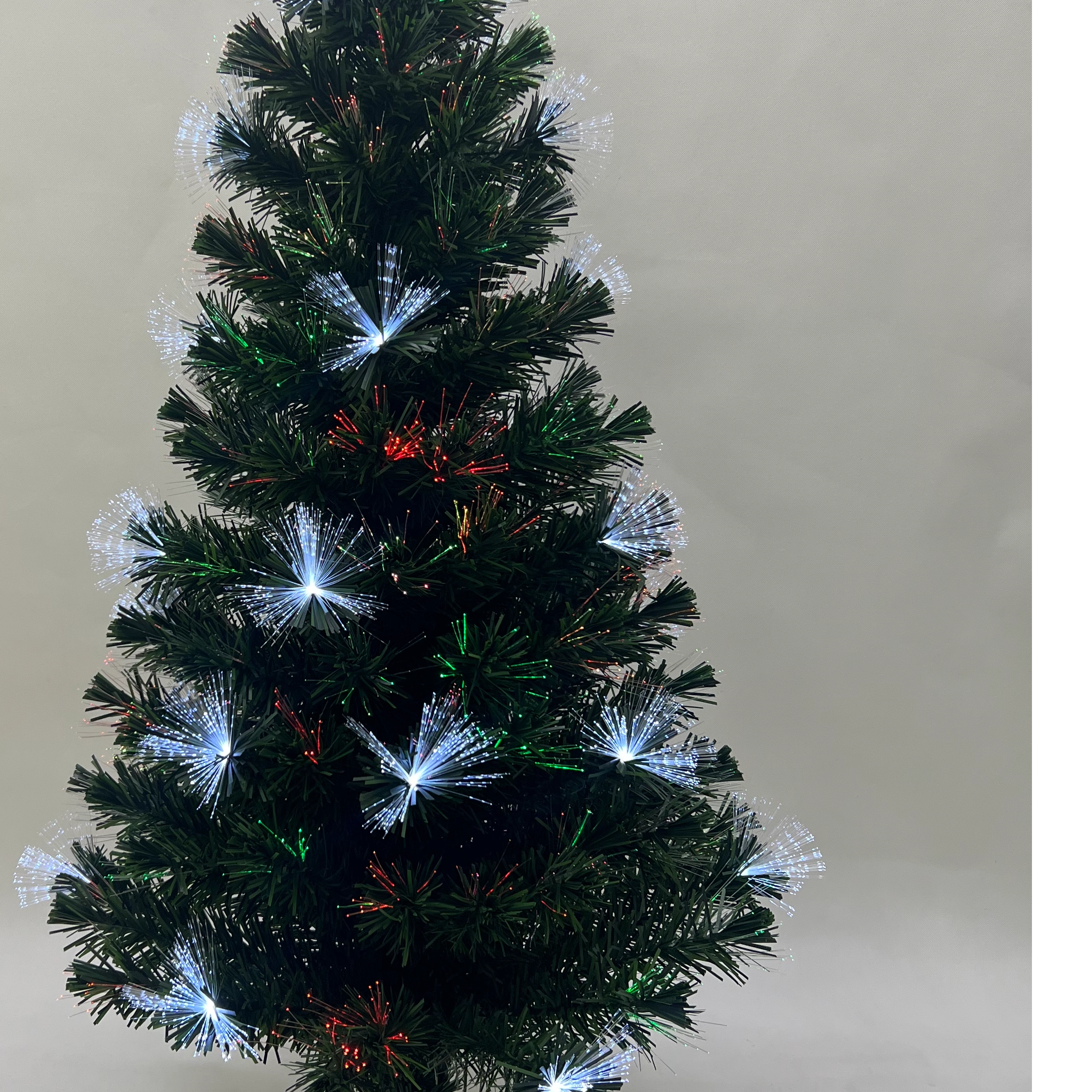 圣诞绿色光纤树灯