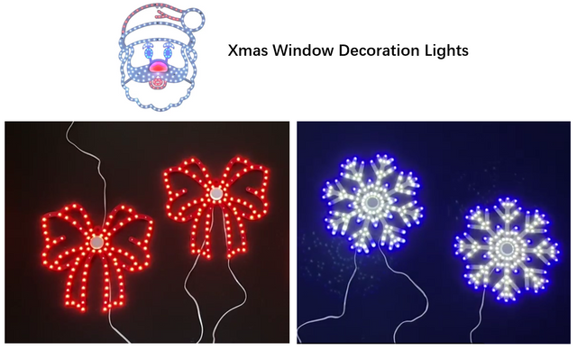 圣诞窗户装饰灯 