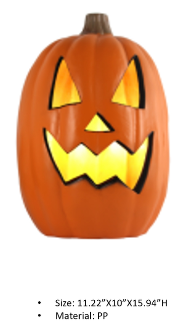 PP 橙色南瓜灯模型