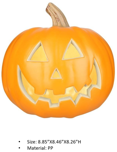 PP 橙色南瓜灯模型