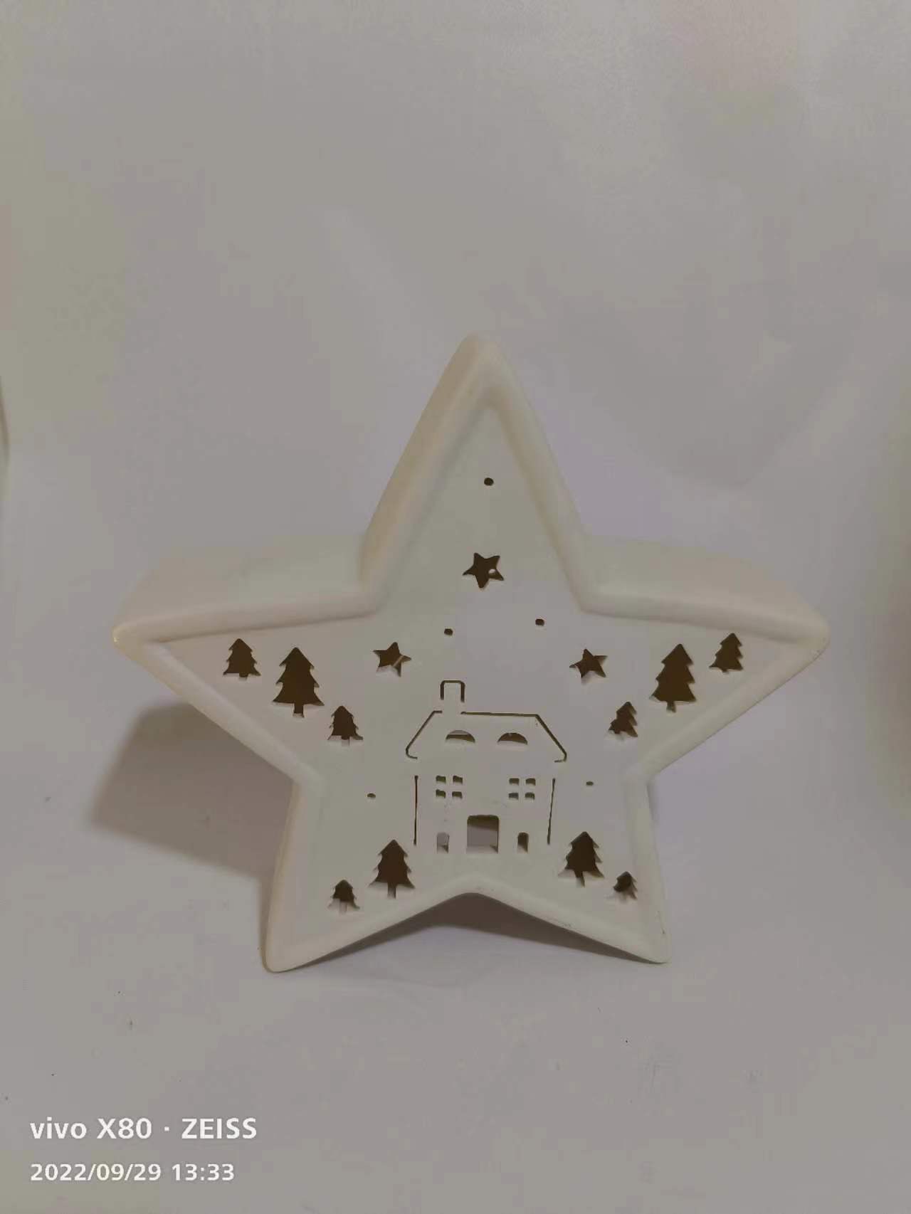 陶瓷房子和树灯 - 22