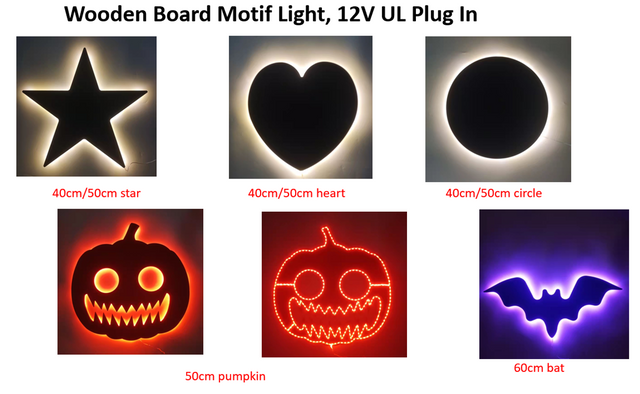 木头 星星/圣诞树 暖白光