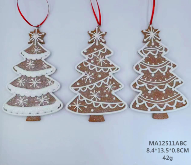 黏土造型圣诞树与雪 - 35