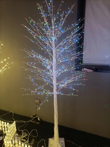 LED 白色树枝树灯