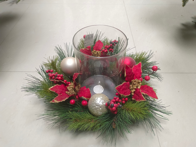 烛台杯 金色球 红叶 - 9