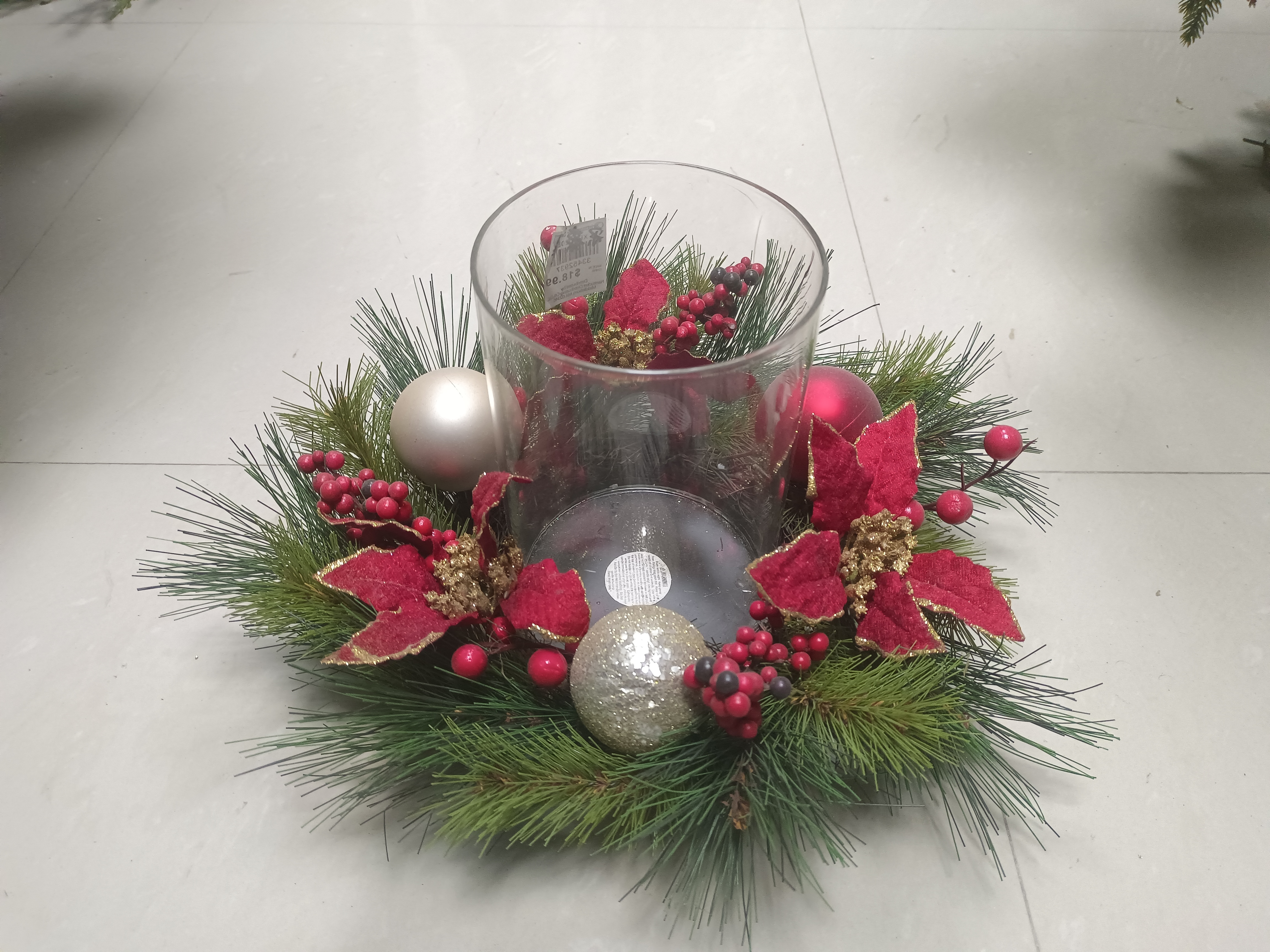 烛台杯 金色球 红叶 - 9