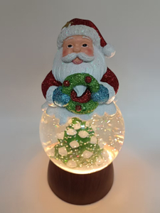花圈圣诞老人雪球