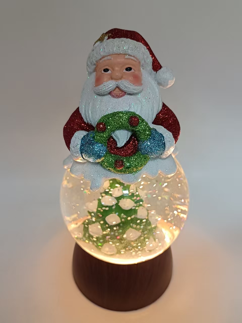 花圈圣诞老人雪球